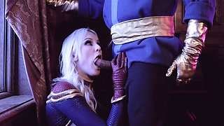 Ryan Driller drills busty milf Kenzie Taylor in a steamy scene.