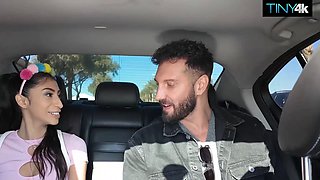 Sona bella hooks up with Big Cock on the rail home