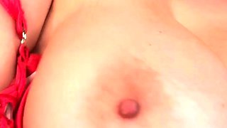 Big boobs milf masturbates with her dildo