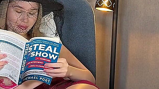 Amazingly Sexy Blonde with Big Natural Tits Makes a Big Cock Guy Cums Twice for Halloween