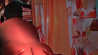 Big Booty Granny Ass Riding My Big Dick Slowly