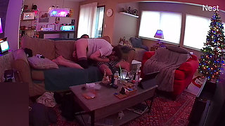 Cumming Hard All Over the couch