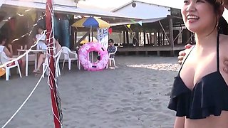Timestop Fucking Japanese Sluts On The Beach
