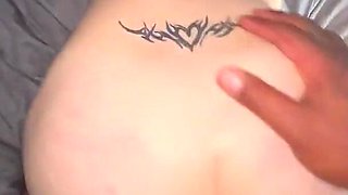Big Booty Petite White Girl Rough Fucked From Behind by BBC Thug