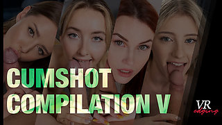 Cumshot Compilation V in Sitting Position - VRedging