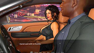 A couple's duet of passion and desire. Hot wife on a date while her cuckold husband waits at home