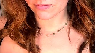 Great Big Boobs On Masturbating Redhead