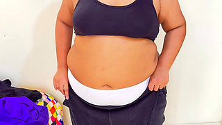 College Girl Stepsister Fucked When Parents Not at Home and She Wearing Bra Panty and Uniform in Her Room