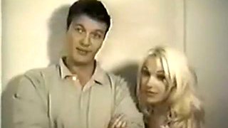 Beauty Gets Railed on Black Leather Couch: Blowjob, Babe  Brunette Porn