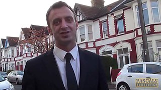 Pascalssubsluts - huge boobed Victoria Summers fed cum and humilation