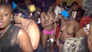 Almost Naked Girls at A Party