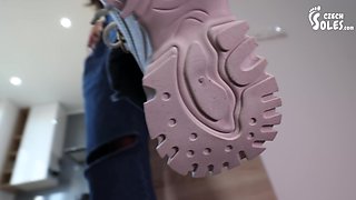 POV Gym Girl Sneakers Domination