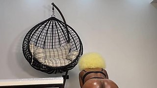 Fucking Myself with My Long Black Dildo Till I Squirt