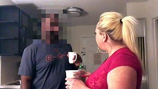 Blonde amateur milf does anal pov