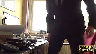 Glam submissive fucked