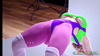 Stepmom showed her huge pussy in the photo shoot. 3d hentai porn game