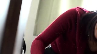 Felony teases you with a sexy ass upskirt