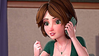 Animation sex with A milf sexy laday in her home 🏠