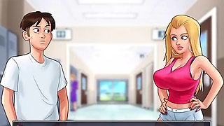 Hot make anime sex seen in summer time saga
