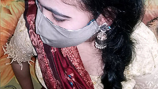 Desi Girl Goes Crazy For Hot Sex - Homemade POV Missionary With Husband Watching