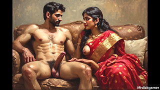 Desi girlfriend alone at home she calls her bestfriends to have some hot sex