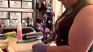 Domina Satana & Mistress Izar Prepare Slave for Sounding Fetish in Kinky British BDSM Dungeon