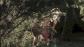90's Teeny Fucks with Janitor in College Garden