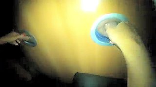 Horny MILF Playing at Gloryhole in a Swing Club - Swingers Party