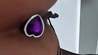 Wife Taunts Her Husband With Anal Plug and Slut Clothes