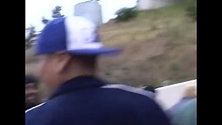 Vintage Orgy with Mercury Orbitz & Harley Davis - Classic Outdoor BBC Sex