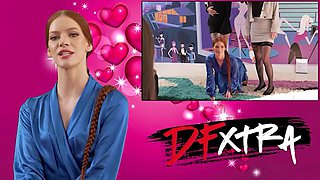 Pigtailed Student Smashed By MASSIVE Cocked Teacher On Desk