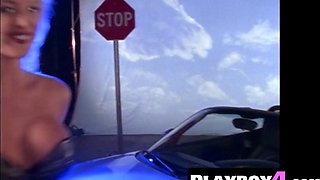 cougar posed before babe posed in lingerie