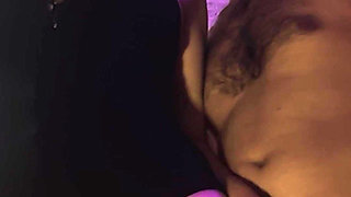 A Young Wife with a Big Butt and Big Breasts Jerks off Her Husband