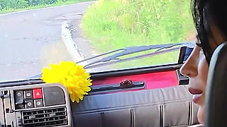 Colombian Tourist Fucks Italian Farmer on a Tractor - Mariana Martix & Luca Peracchi