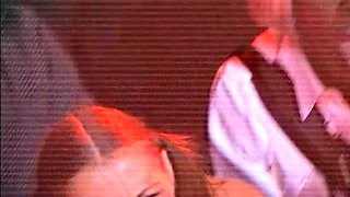 Secretary group sex hardcore fucking blond girl facia