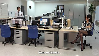 Otk Spanking by Sadistic Female Boss. the Female Boss Enjoys Punishing Employees Who Make Mistakes on a Daily Basis