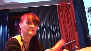A Masked German Whore Gets Tied up and Fucked in a Threesome