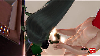 Boku No Hero Academia Hentai - Froppy Is Fucked in the Kitchen