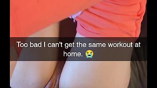 Cheating Amateur Yoga MILF Fucks Fitness Instructor
