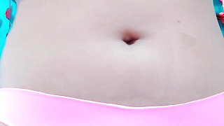 Looks Like the Busty Girl Has Her Nipples Erect This Morning