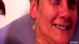 Granny Is Nasty And Takes Two Dicks
