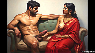 Hot indian aunty fucked by car driver hot cheating sexy housewife