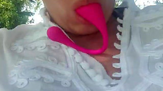 Squirt on Risky Place