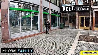 Lady Lyne Huge Natural Tits Milf Gets Naked In Public & Pounded To Pluto By Monster Cock - Immoral Family 4k