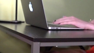 Bella's After Work Interview as Hooters Girl - (dreamgirls in Socks)