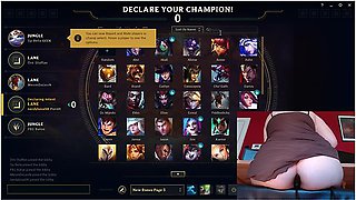 Inflatable Buttblug Challenge #2 League Of Legends #16 Luna - Gamer Girl