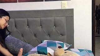 Cute Latin girl sends me video showing her tits.