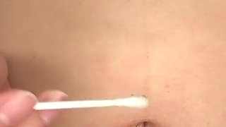 She Cleans It, Smells It, Smiles - Tae’s Belly Button Fetish POV