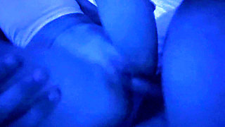 Night sex with cum in pussy