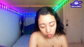 Extreme Foot Fetish, Beautiful Latina Licks, Kisses, Caresses, Fixes Her Nails for Intense Fetishist